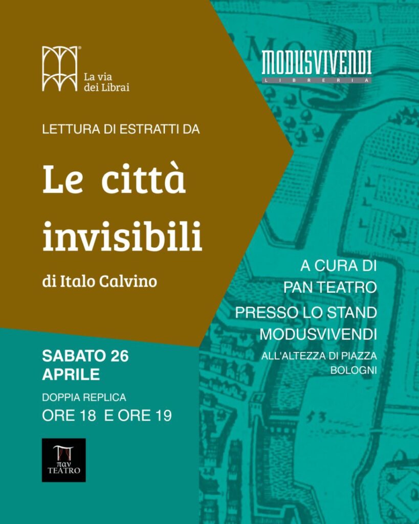 La via dei librai - libreria modusvivendi - pan teatro