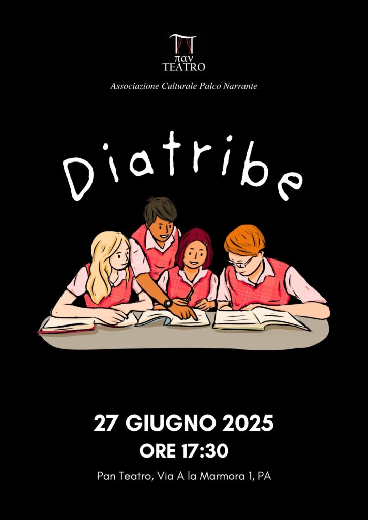 Locandina spettacolo di fine anno 24/25 del corso bambini "Diatribe"