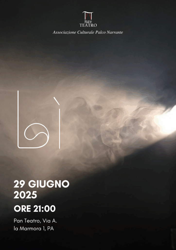 Locandina spettacolo di fine anno 24/25 del corso adolescenti e adulti "Lì"