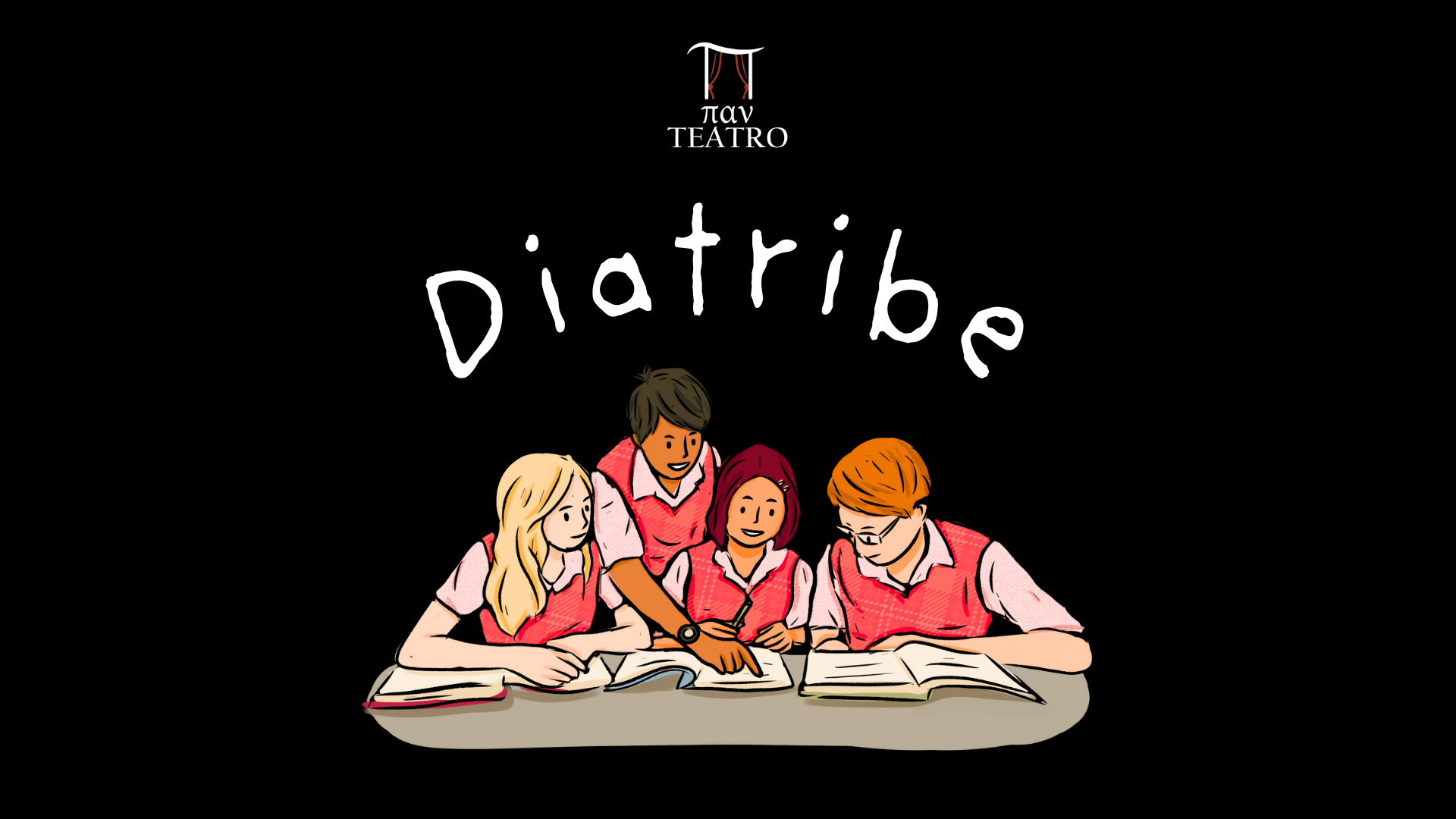 Locandina larga spettacolo di fine anno 24/25 del corso bambini "Diatribe"