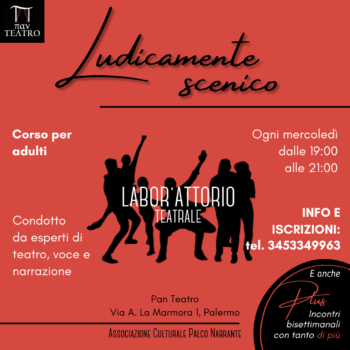 Ludicamente scenico Laboratorio dai 10 ai 13 anni